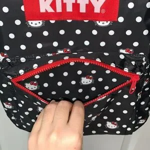 LIMITED EDITION Hello Kitty Polka Dotted Nylon Backpack Hello Kitty Polka Dot Classic Backpack main image 3